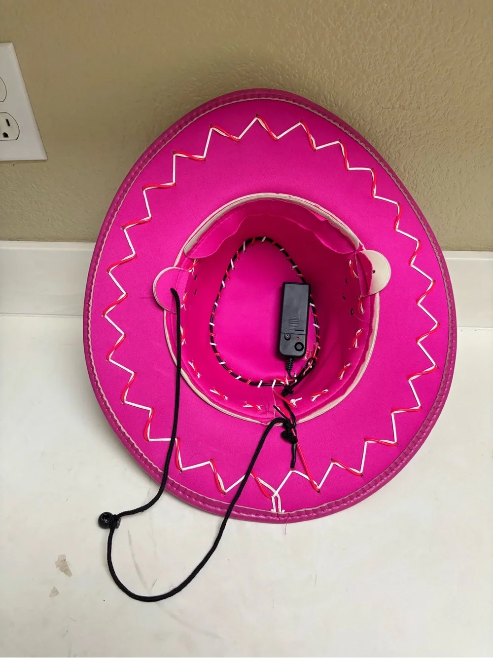 Light up Pink Western Cowboy Hat